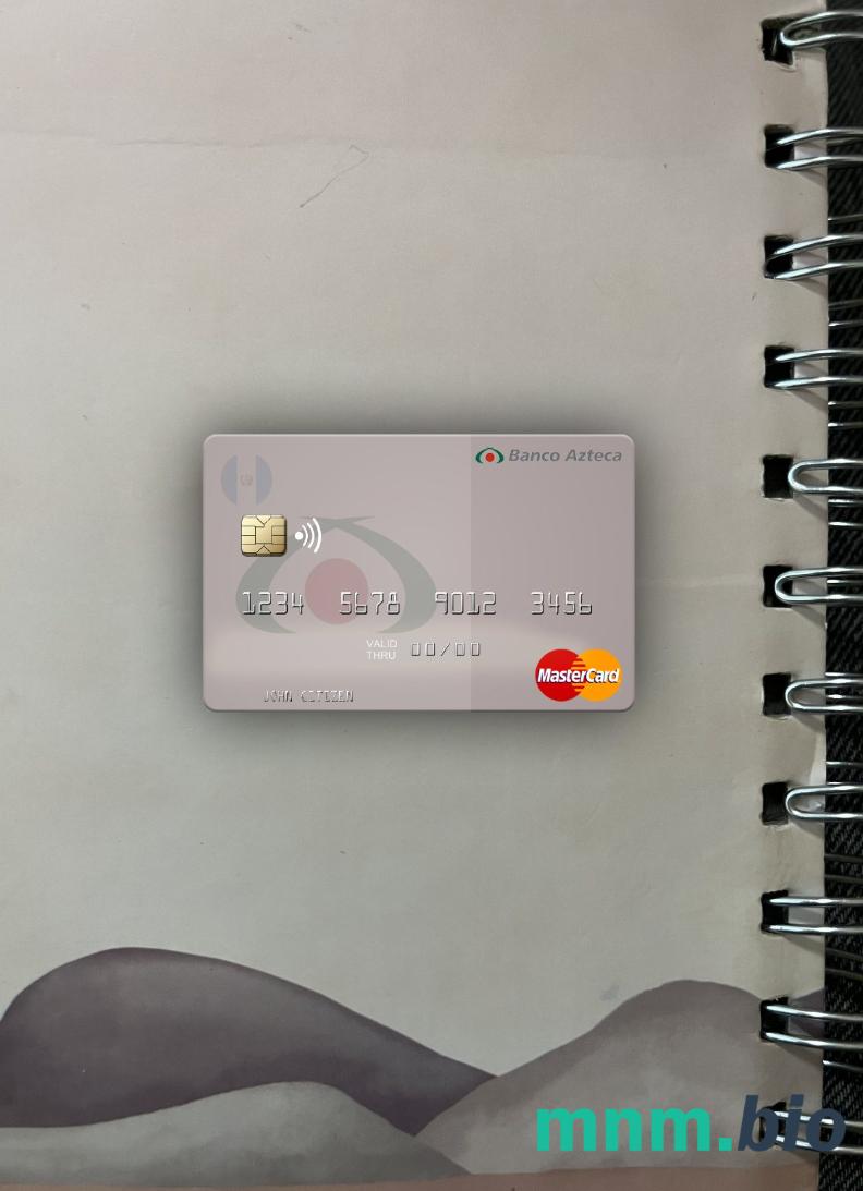 Salvador Banco Azteca wygląd zdjęcia mastercard skan PSD + zdjęcie